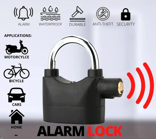 🔒 Verrouillez et Protégez 🚨 | Cadenas Anti-Vol avec Alarme 110dB 🔊